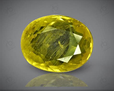 heated yellow sapphire.